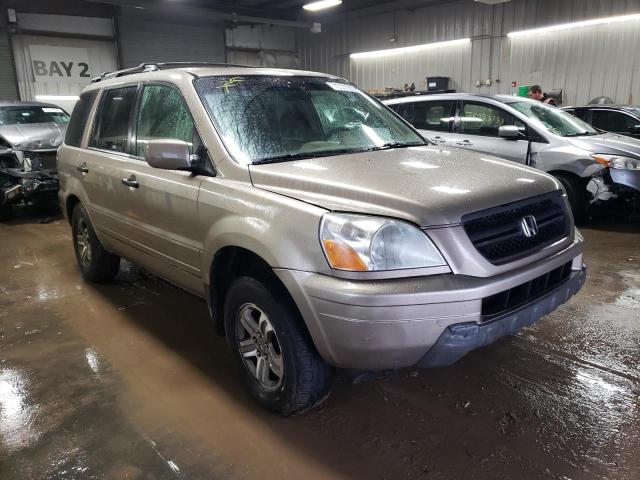 2HKYF18423H578624 - 2003 HONDA PILOT EX TAN photo 4