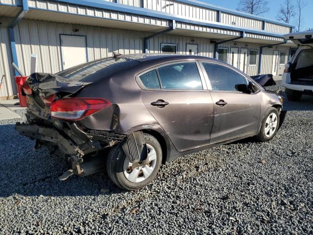 3KPFK4A77JE167665 - 2018 KIA FORTE LX BROWN photo 3