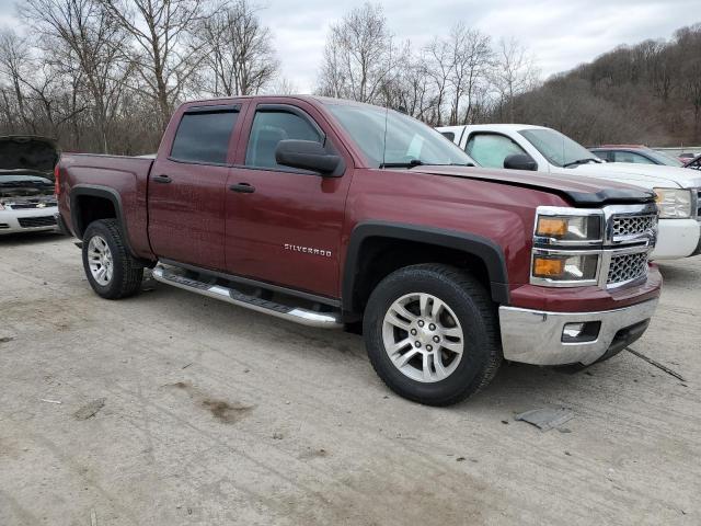 3GCUKREC2EG220939 - 2014 CHEVROLET SILVERADO K1500 LT BURGUNDY photo 4