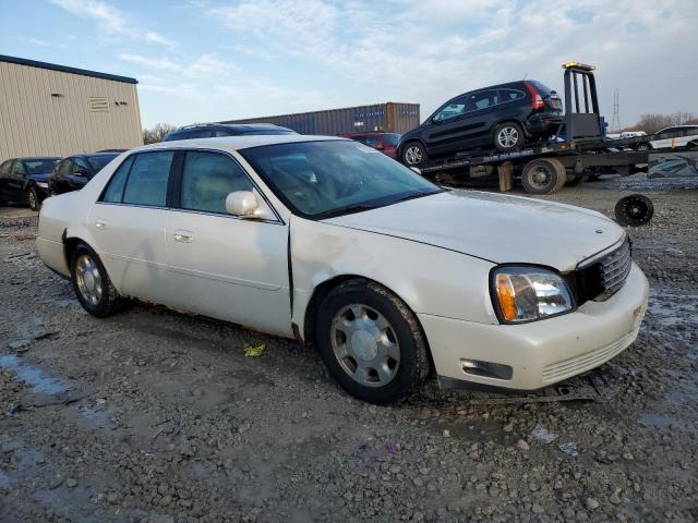 1G6KD54Y01U204305 - 2001 CADILLAC DEVILLE WHITE photo 4