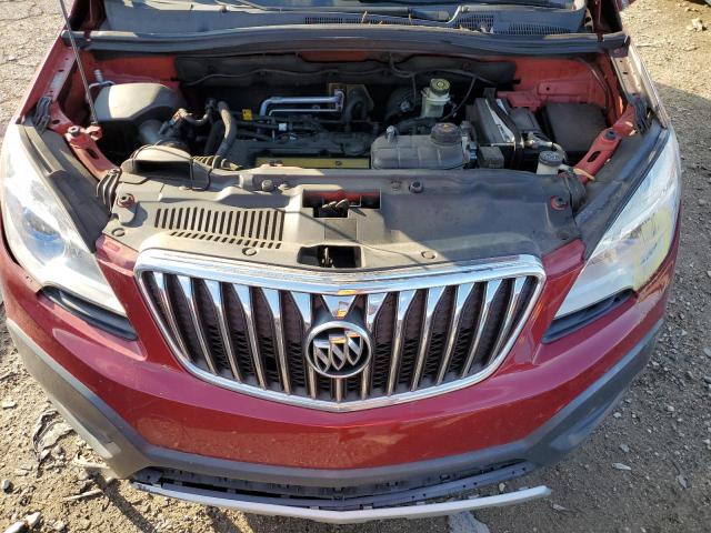 KL4CJASB9EB737086 - 2014 BUICK ENCORE RED photo 12