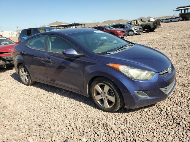 5NPDH4AEXDH246509 - 2013 HYUNDAI ELANTRA GLS BLUE photo 4