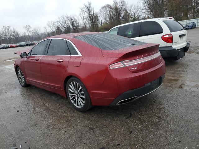 3LN6L5A90HR613772 - 2017 LINCOLN MKZ PREMIERE BURGUNDY photo 2