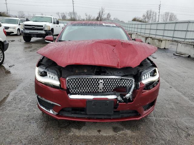 3LN6L5A90HR613772 - 2017 LINCOLN MKZ PREMIERE BURGUNDY photo 5