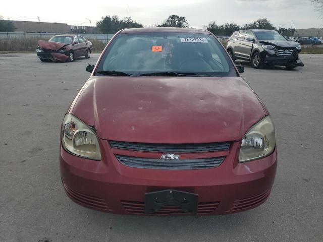 1G1AT18H897143609 - 2009 CHEVROLET COBALT LT BURGUNDY photo 5