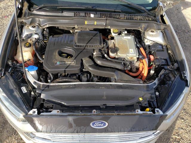 3FA6P0LU0DR222960 - 2013 FORD FUSION SE HYBRID SILVER photo 11