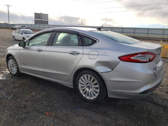 3FA6P0LU0DR222960 - 2013 FORD FUSION SE HYBRID SILVER photo 2