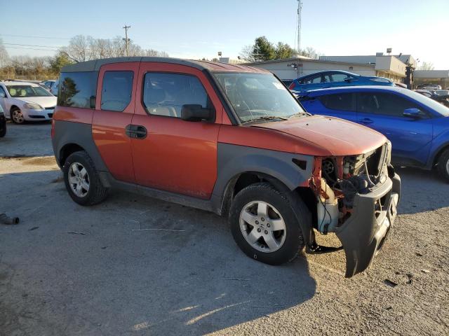 5J6YH28544L028955 - 2004 HONDA ELEMENT EX ORANGE photo 4