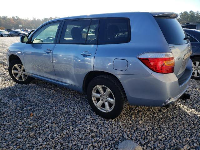 JTEES41A982064368 - 2008 TOYOTA HIGHLANDER BLUE photo 2