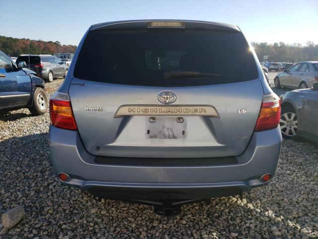 JTEES41A982064368 - 2008 TOYOTA HIGHLANDER BLUE photo 6