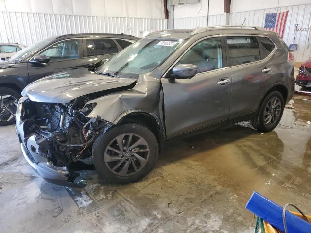 5N1AT2MV0GC801982 - 2016 NISSAN ROGUE S GRAY photo 1