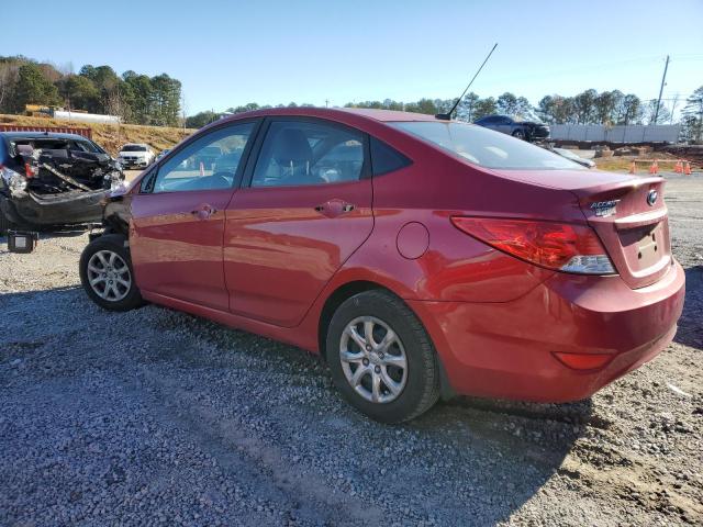 KMHCT4AE9DU483178 - 2013 HYUNDAI ACCENT GLS RED photo 2