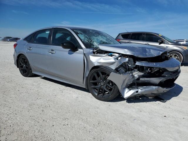 2HGFE2F53NH519929 - 2022 HONDA CIVIC SPORT ვერცხლისფერი ფოტო 4