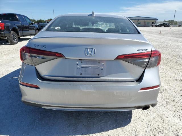 2HGFE2F53NH519929 - 2022 HONDA CIVIC SPORT ვერცხლისფერი ფოტო 6