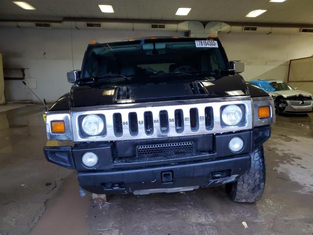 5GRGN23U05H117594 - 2005 HUMMER H2 BLACK photo 5