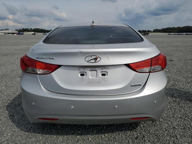 5NPDH4AE5CH151208 - 2012 HYUNDAI ELANTRA GLS SILVER photo 6