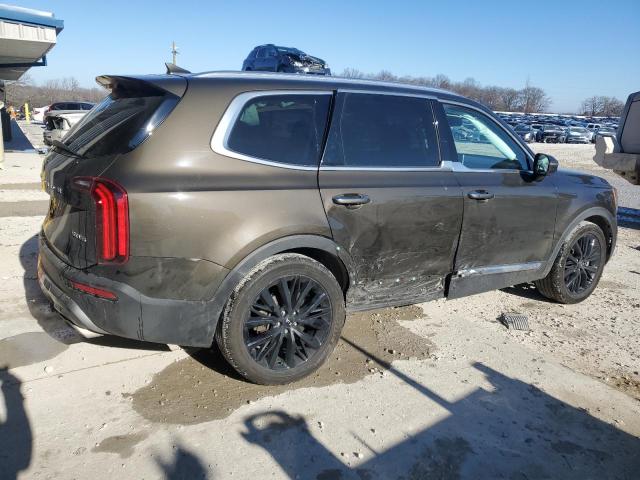 5XYP5DHC0MG123691 - 2021 KIA TELLURIDE SX GRAY photo 3