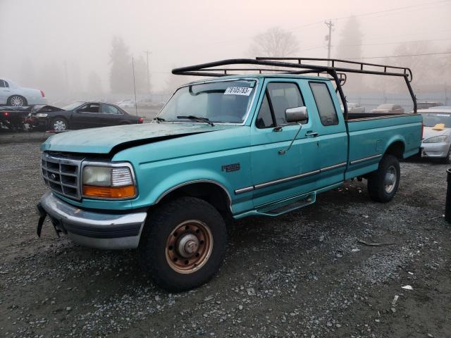 1FTHX26G6TEB65914 - 1996 FORD F250 TURQUOISE photo 1