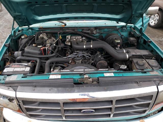 1FTHX26G6TEB65914 - 1996 FORD F250 TURQUOISE photo 11