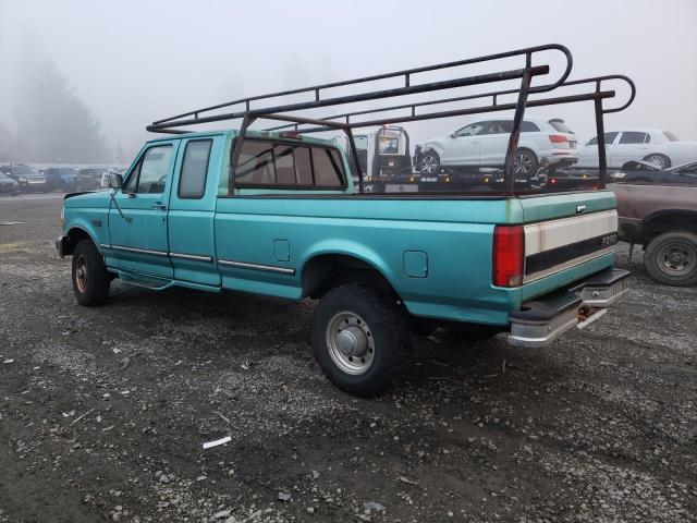 1FTHX26G6TEB65914 - 1996 FORD F250 TURQUOISE photo 2