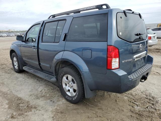 5N1AR18U27C629075 - 2007 NISSAN PATHFINDER LE BLUE photo 2