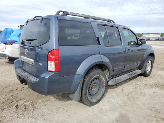 5N1AR18U27C629075 - 2007 NISSAN PATHFINDER LE BLUE photo 3