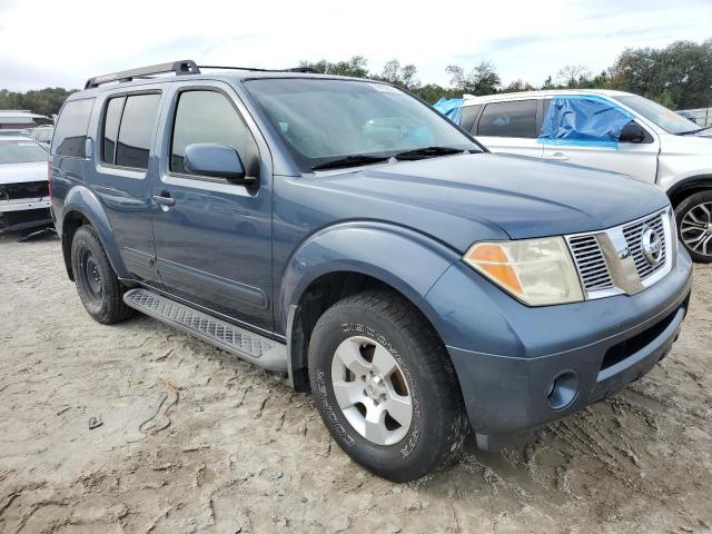 5N1AR18U27C629075 - 2007 NISSAN PATHFINDER LE BLUE photo 4