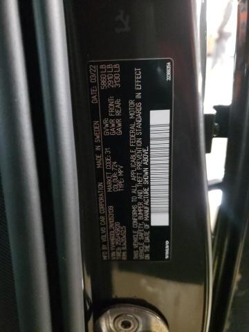 YV4H60DL2N1053139 - 2022 VOLVO XC60 T8 RECHARGE INSCRIPTION SILVER photo 12