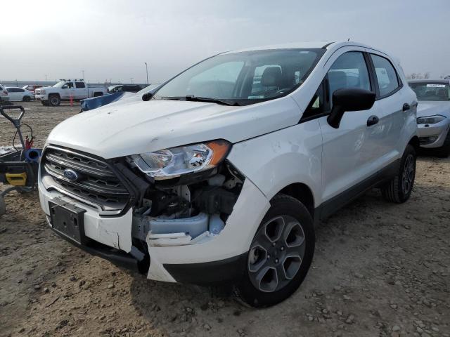 MAJ6P1SL4JC210562 - 2018 FORD ECOSPORT S WHITE photo 1