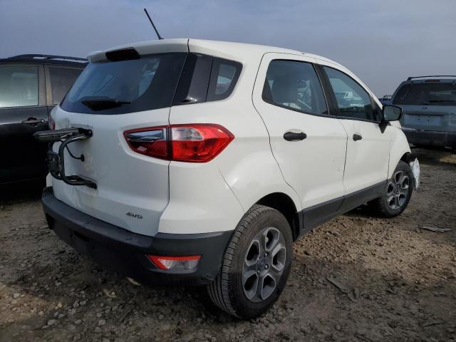 MAJ6P1SL4JC210562 - 2018 FORD ECOSPORT S WHITE photo 3