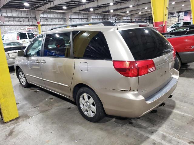 5TDZA22C14S046026 - 2005 TOYOTA SIENNA XLE BEIGE photo 2