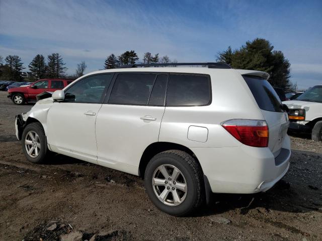 5TDBK3EHXAS022153 - 2010 TOYOTA HIGHLANDER WHITE photo 2