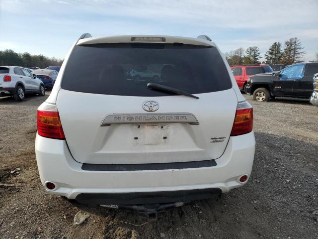 5TDBK3EHXAS022153 - 2010 TOYOTA HIGHLANDER WHITE photo 6