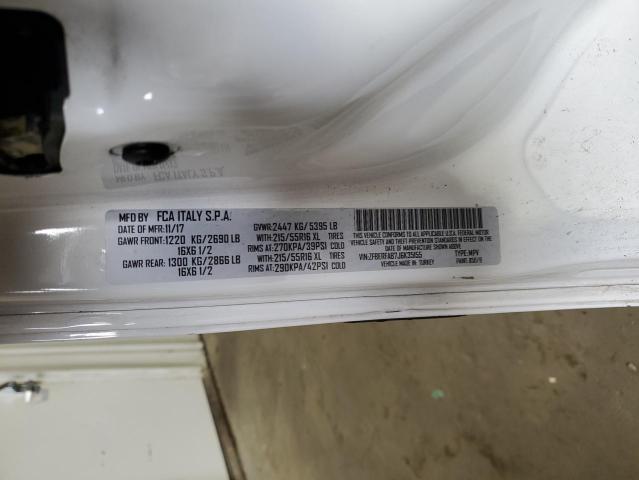 ZFBERFAB7J6K35155 - 2018 RAM PROMASTER WHITE photo 13