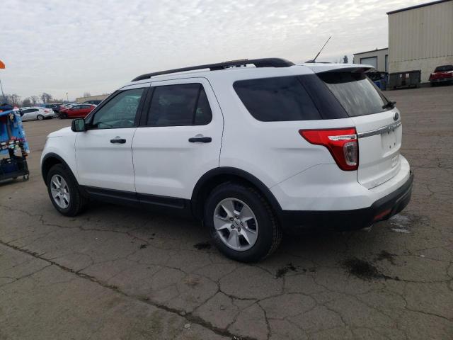 1FM5K8B87DGB89692 - 2013 FORD EXPLORER WHITE photo 2