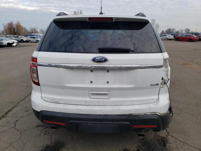 1FM5K8B87DGB89692 - 2013 FORD EXPLORER WHITE photo 6