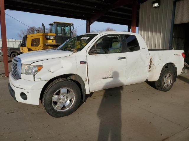 5TFBY5F18BX191353 - 2011 TOYOTA TUNDRA DOUBLE CAB LIMITED WHITE photo 1