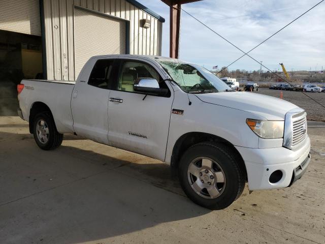 5TFBY5F18BX191353 - 2011 TOYOTA TUNDRA DOUBLE CAB LIMITED WHITE photo 4