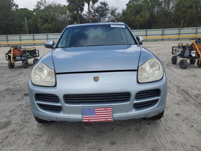 WP1AB29P76LA69459 - 2006 PORSCHE CAYENNE S BLUE photo 5