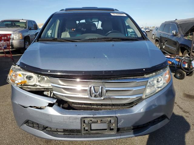 5FNRL5H62DB011254 - 2013 HONDA ODYSSEY EXL BLUE photo 5