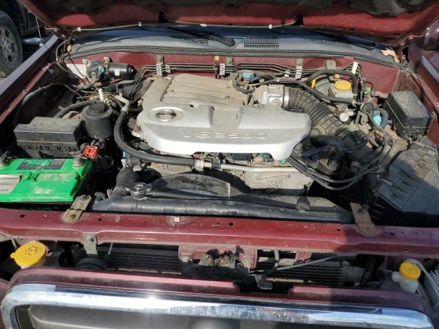 JN8DR09Y84W918750 - 2004 NISSAN PATHFINDER LE BURGUNDY photo 11