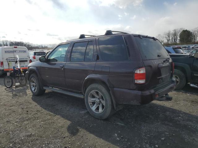 JN8DR09Y84W918750 - 2004 NISSAN PATHFINDER LE BURGUNDY photo 2