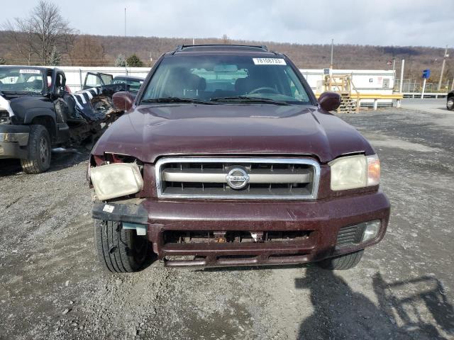 JN8DR09Y84W918750 - 2004 NISSAN PATHFINDER LE BURGUNDY photo 5