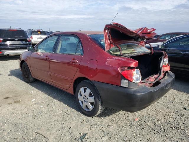 1NXBR32E78Z950039 - 2008 TOYOTA COROLLA CE RED photo 2