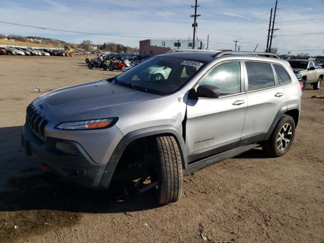 1C4PJMBS9EW160951 - 2014 JEEP CHEROKEE TRAILHAWK SILVER photo 1