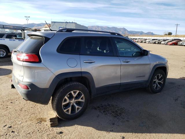 1C4PJMBS9EW160951 - 2014 JEEP CHEROKEE TRAILHAWK SILVER photo 3