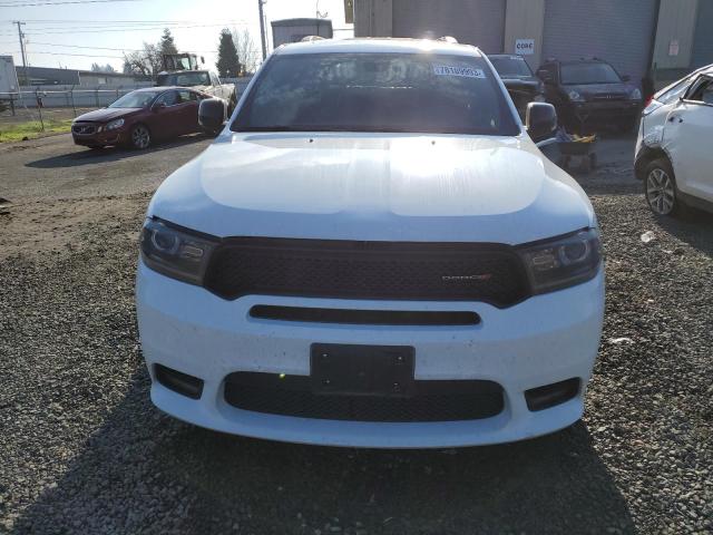 1C4RDJDG1LC269541 - 2020 DODGE DURANGO GT WHITE photo 5