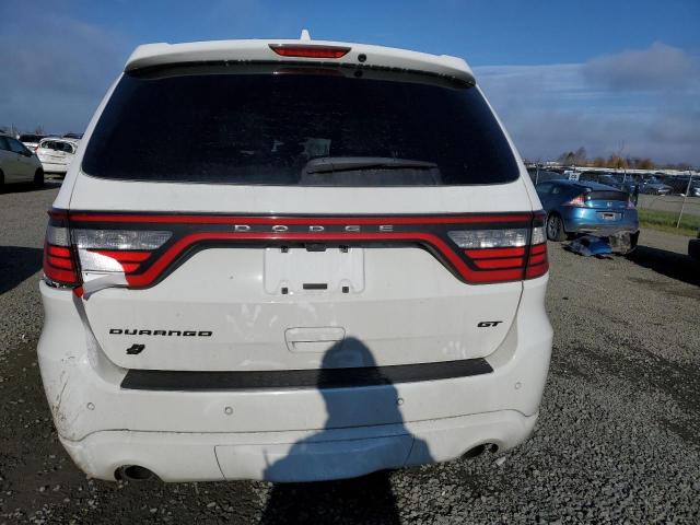 1C4RDJDG1LC269541 - 2020 DODGE DURANGO GT WHITE photo 6