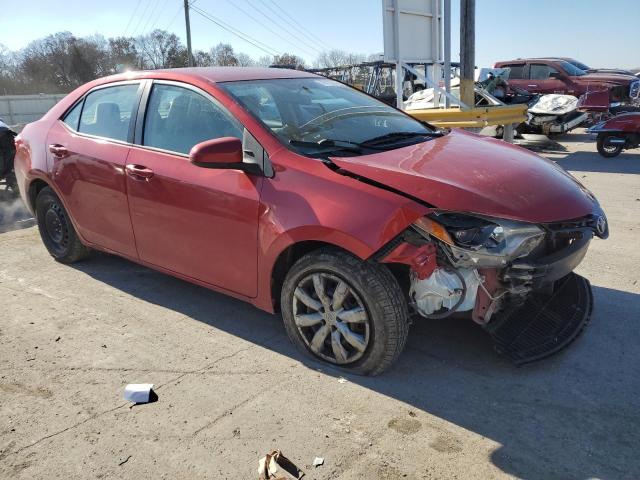 5YFBURHE6GP544293 - 2016 TOYOTA COROLLA L RED photo 4