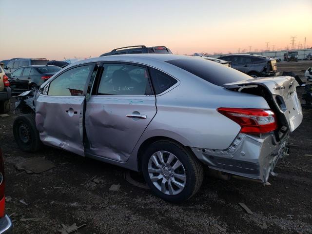 3N1AB7AP7JY308702 - 2018 NISSAN SENTRA S SILVER photo 2